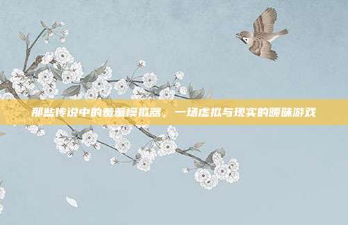 那些传说中的羞羞模拟器，一场虚拟与现实的暧昧游戏
