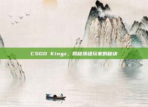 CSGO Kingz,揭秘顶级玩家的秘诀