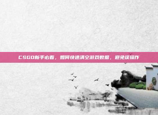 CSGO新手必看,如何快速清空游戏数据,避免误操作