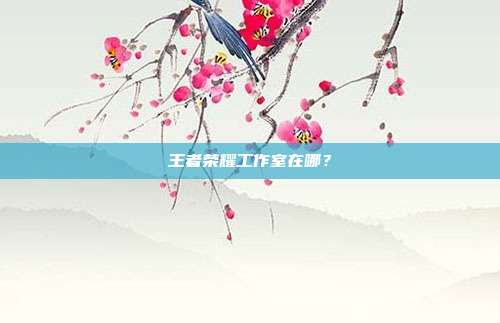 王者荣耀工作室在哪?