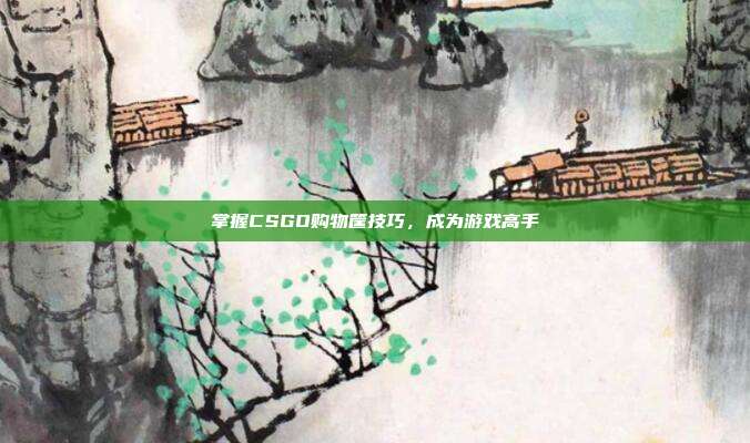掌握CSGO购物筐技巧,成为游戏高手