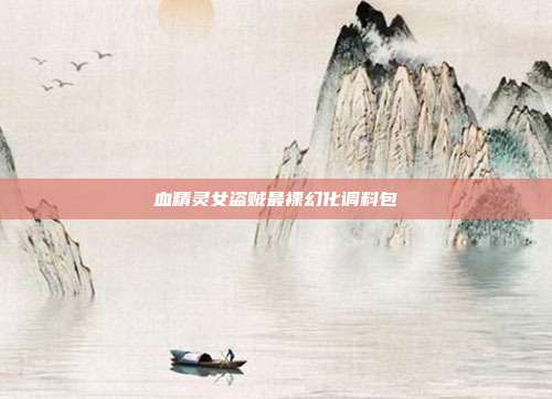 血精灵女盗贼最裸幻化调料包