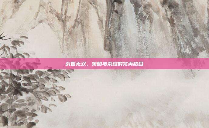 战国无双,策略与荣耀的完美结合