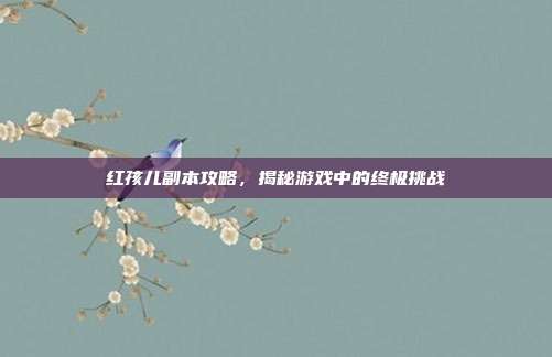 红孩儿副本攻略，揭秘游戏中的终极挑战