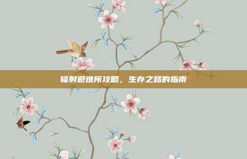 辐射避难所攻略,生存之路的指南