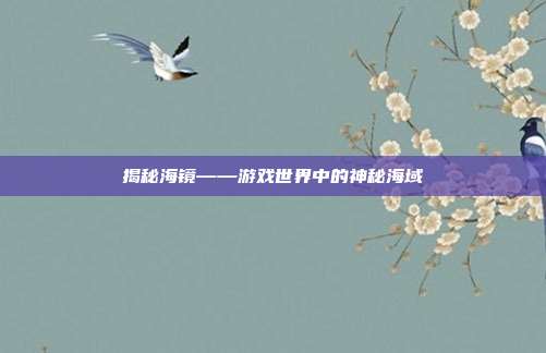 揭秘海镜——游戏世界中的神秘海域