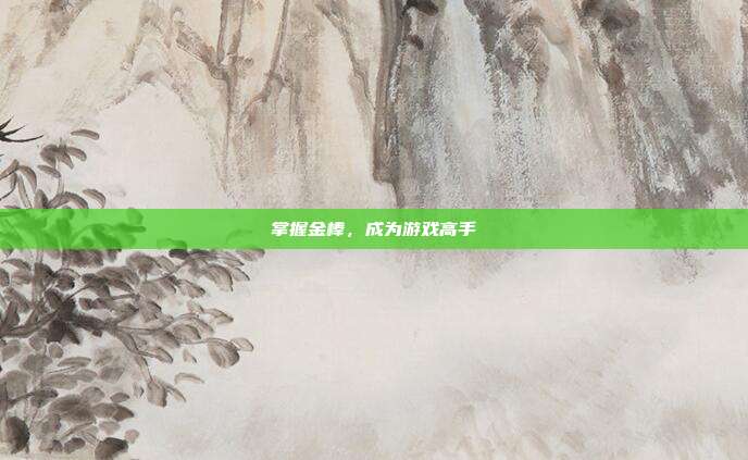 掌握金棒,成为游戏高手