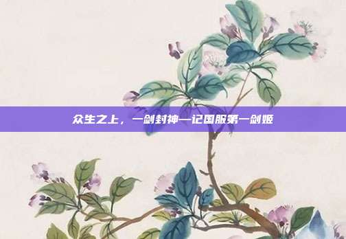 众生之上,一剑封神—记国服第一剑姬