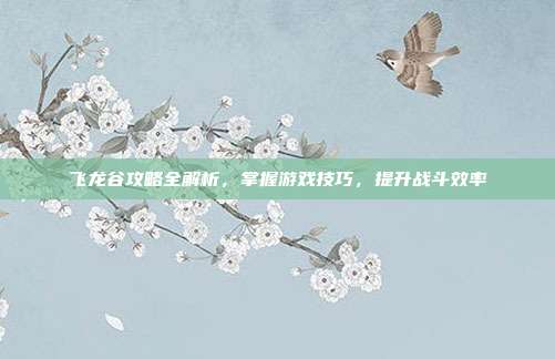 飞龙谷攻略全解析,掌握游戏技巧,提升战斗效率