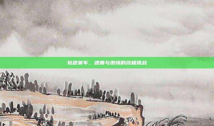 轨道赛车,速度与激情的终极挑战