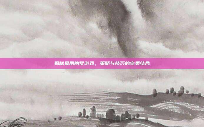 揭秘最后的梦游戏,策略与技巧的完美结合