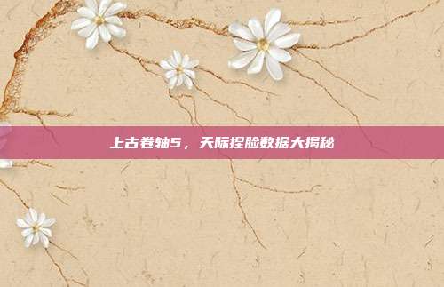上古卷轴5,天际捏脸数据大揭秘