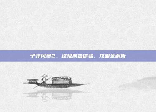 子弹风暴2,终极射击体验,攻略全解析