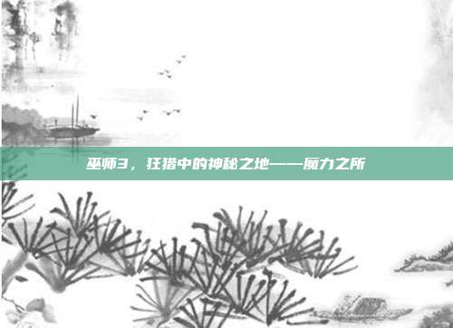 巫师3，狂猎中的神秘之地——魔力之所