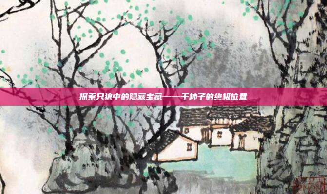 探索只狼中的隐藏宝藏——干柿子的终极位置