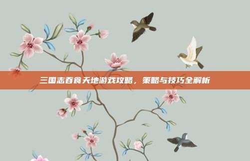三国志吞食天地游戏攻略，策略与技巧全解析