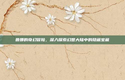 鲁娜的奇幻冒险,深入探索幻想大陆中的隐藏宝藏
