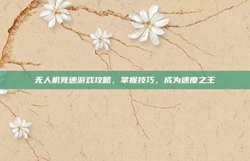 无人机竞速游戏攻略，掌握技巧，成为速度之王