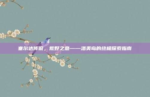 塞尔达传说，荒野之息——洛美岛的终极探索指南