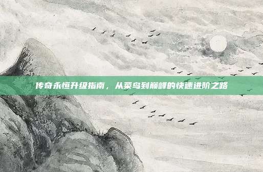 传奇永恒升级指南，从菜鸟到巅峰的快速进阶之路