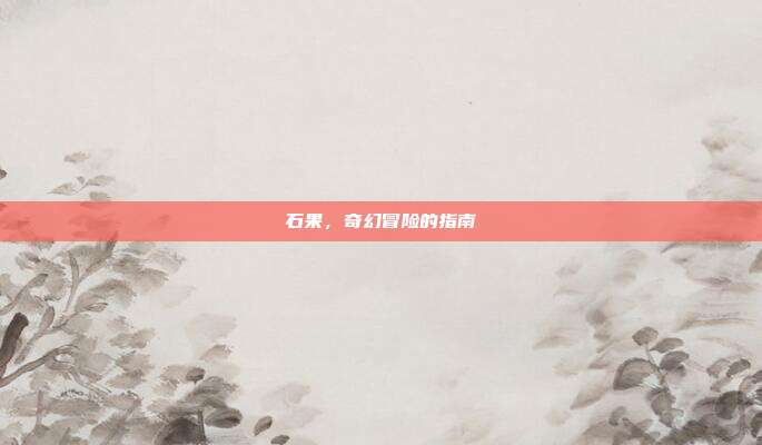 石果，奇幻冒险的指南