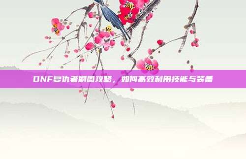 DNF复仇者刷图攻略,如何高效利用技能与装备
