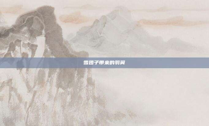 雪团子带来的羽翼