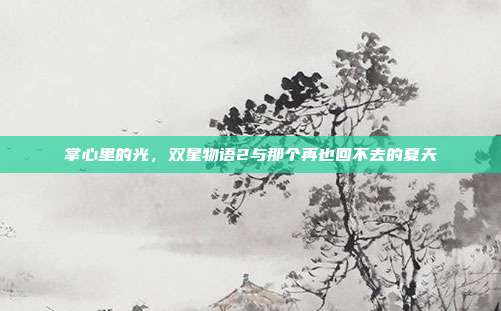 掌心里的光，双星物语2与那个再也回不去的夏天