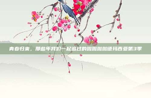 青春归来，那些年我们一起追过的啦啦啦啦德玛西亚第3季