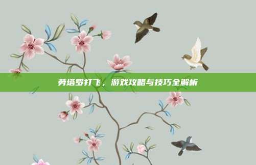 劳塔罗打飞,游戏攻略与技巧全解析