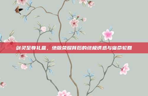剑灵至尊礼盒,绝版荣耀背后的终极诱惑与宿命轮回