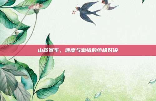 山脊赛车,速度与激情的终极对决