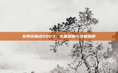女弹药加点2023,全面解析与攻略指南