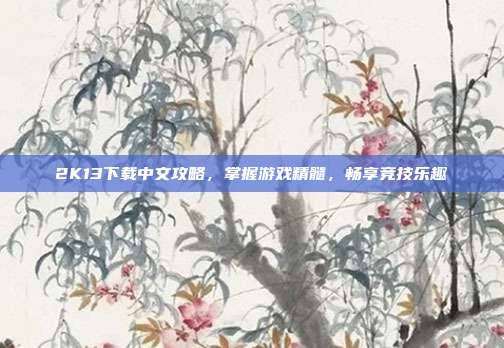 2K13下载中文攻略,掌握游戏精髓,畅享竞技乐趣