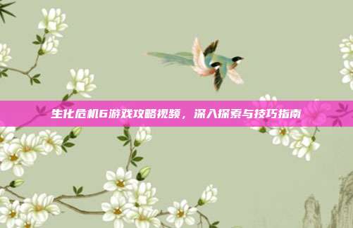 生化危机6游戏攻略视频,深入探索与技巧指南