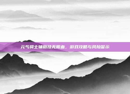 元气骑士辅助挂无限血,游戏攻略与风险警示