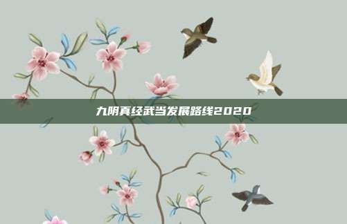 九阴真经武当发展路线2020