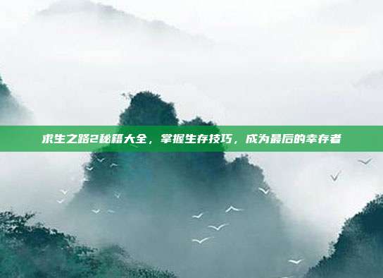 求生之路2秘籍大全,掌握生存技巧,成为最后的幸存者