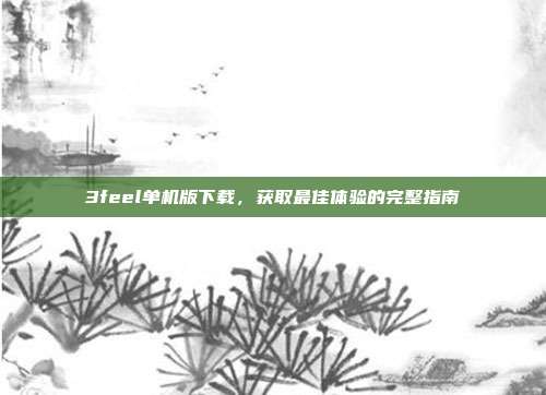 3feel单机版下载，获取最佳体验的完整指南