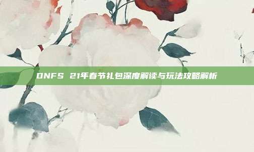 DNFS 21年春节礼包深度解读与玩法攻略解析