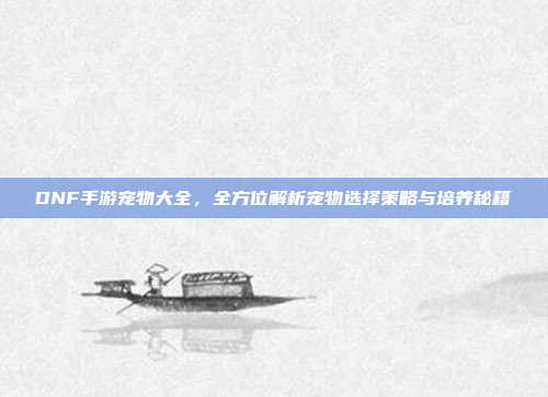 DNF手游宠物大全,全方位解析宠物选择策略与培养秘籍