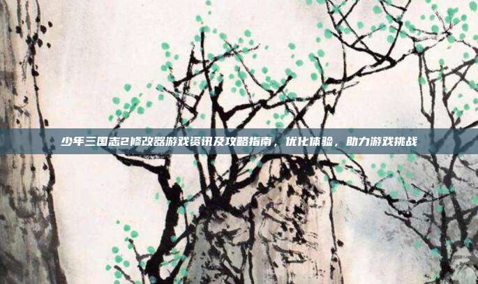 少年三国志2修改器游戏资讯及攻略指南，优化体验，助力游戏挑战