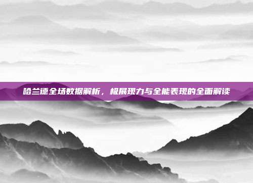 哈兰德全场数据解析,极展现力与全能表现的全面解读
