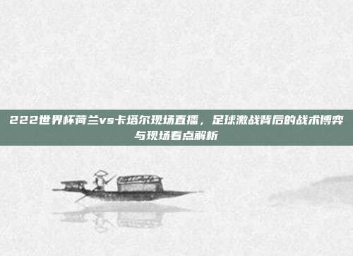 222世界杯荷兰vs卡塔尔现场直播,足球激战背后的战术博弈与现场看点解析