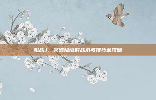 机战J,突破极限的战术与技巧全攻略
