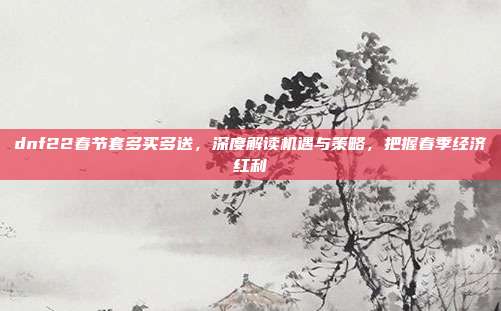 dnf22春节套多买多送，深度解读机遇与策略，把握春季经济红利