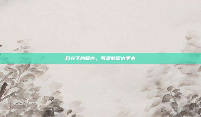 月光下的誓言，罗恩的复仇手套