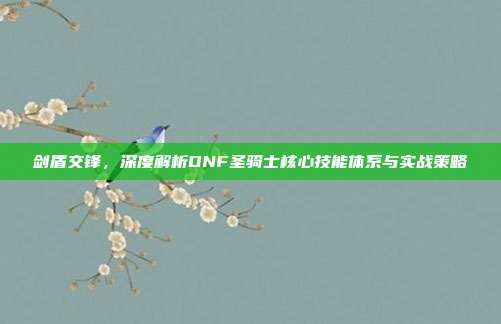 剑盾交锋,深度解析DNF圣骑士核心技能体系与实战策略