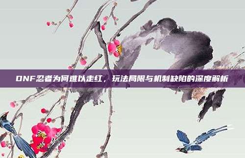 DNF忍者为何难以走红，玩法局限与机制缺陷的深度解析