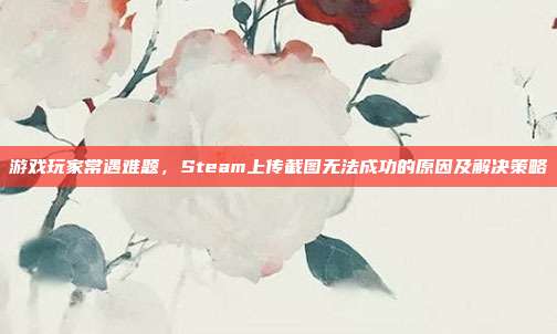 游戏玩家常遇难题,Steam上传截图无法成功的原因及解决策略
